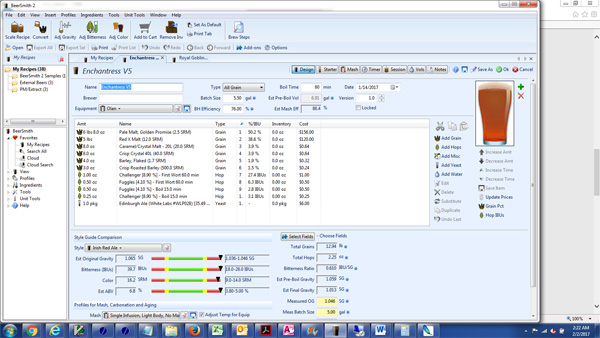 BeerSmith screenshot BeerSmith screenshot
