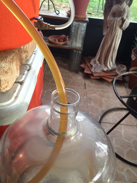 Racking to the carboy