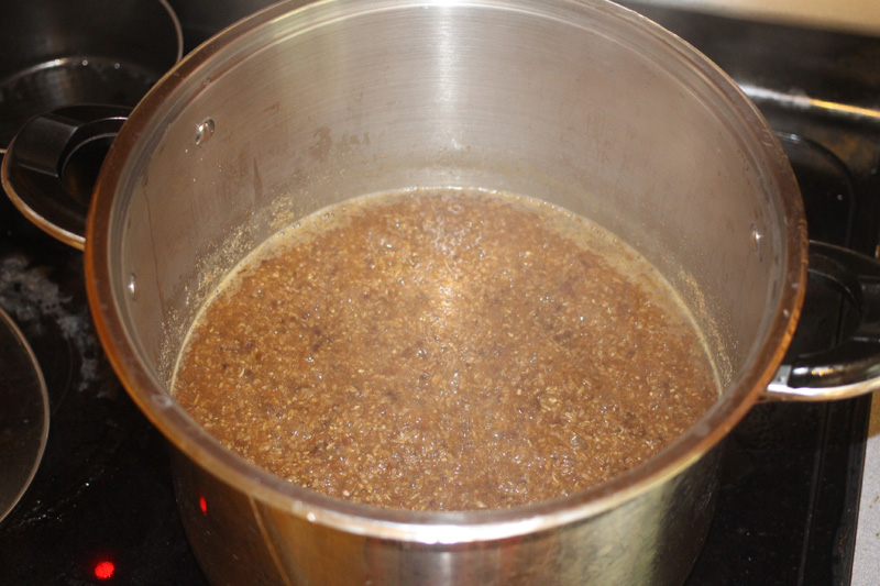 Second decoction, simmering