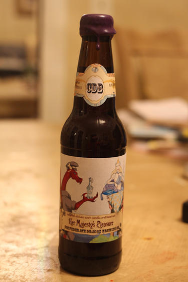 Old ale in bottle Old ale in bottle